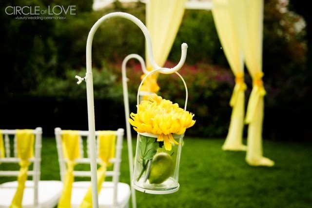 Idées decorations de l'allée de cérémonie de mariage